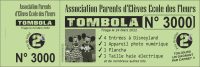 impression billet ticket tombola